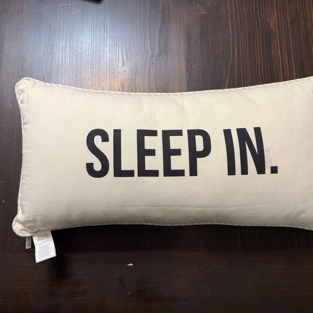 Pottery Barn Sleep In Lumbar Throw Pillow